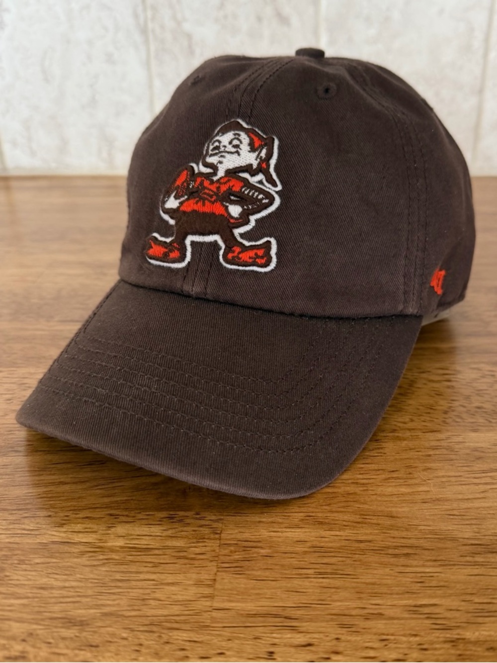 Cleveland‎ Browns Fitted Hat 47 Brand Franchise - Adult Size L NFL Cap Recycled